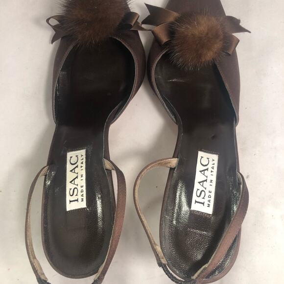 Isaac Mizrahi Sidra Pointy Toe Slingback Heels - Picture 8 of 8